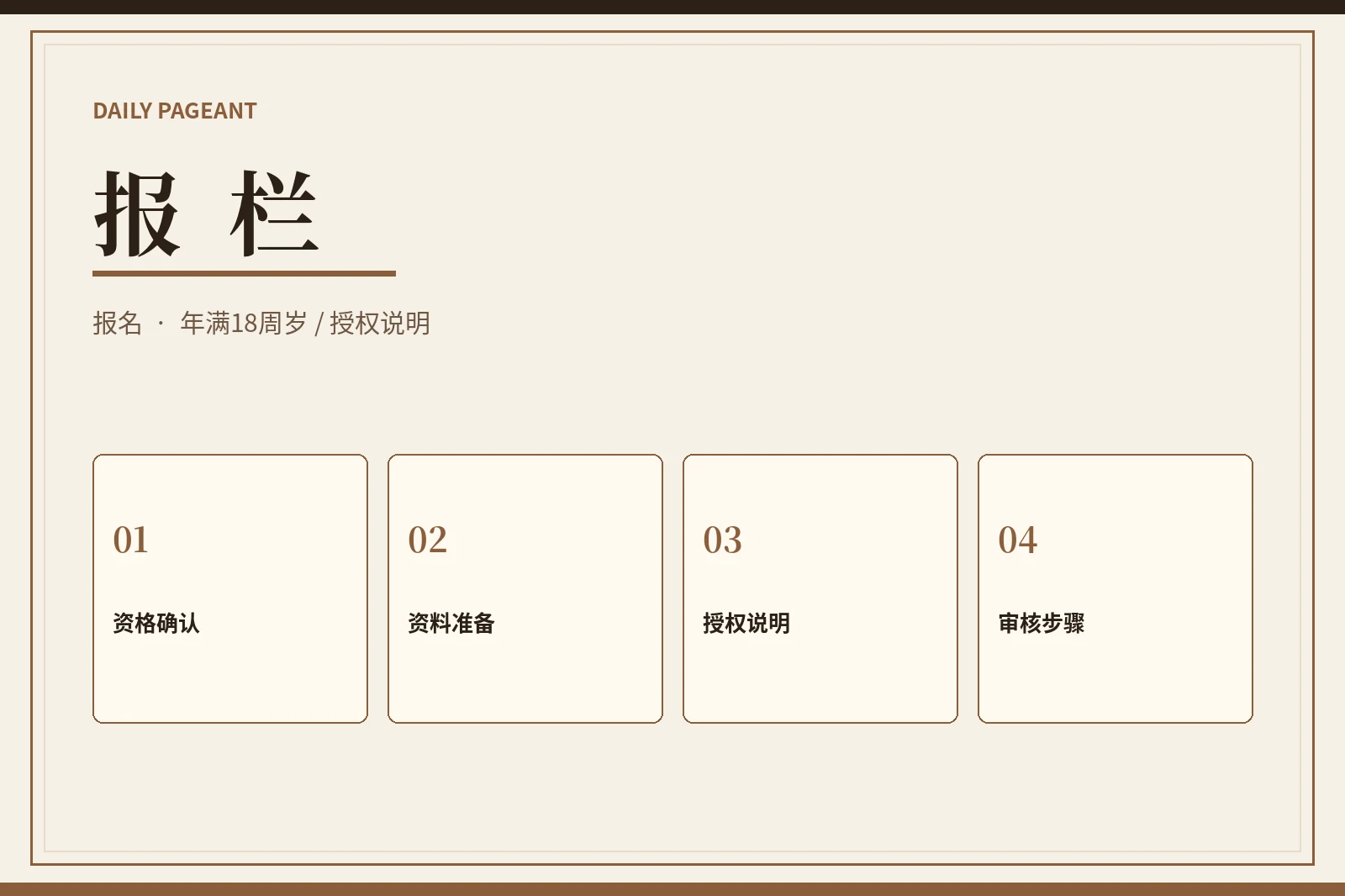 报栏主题图